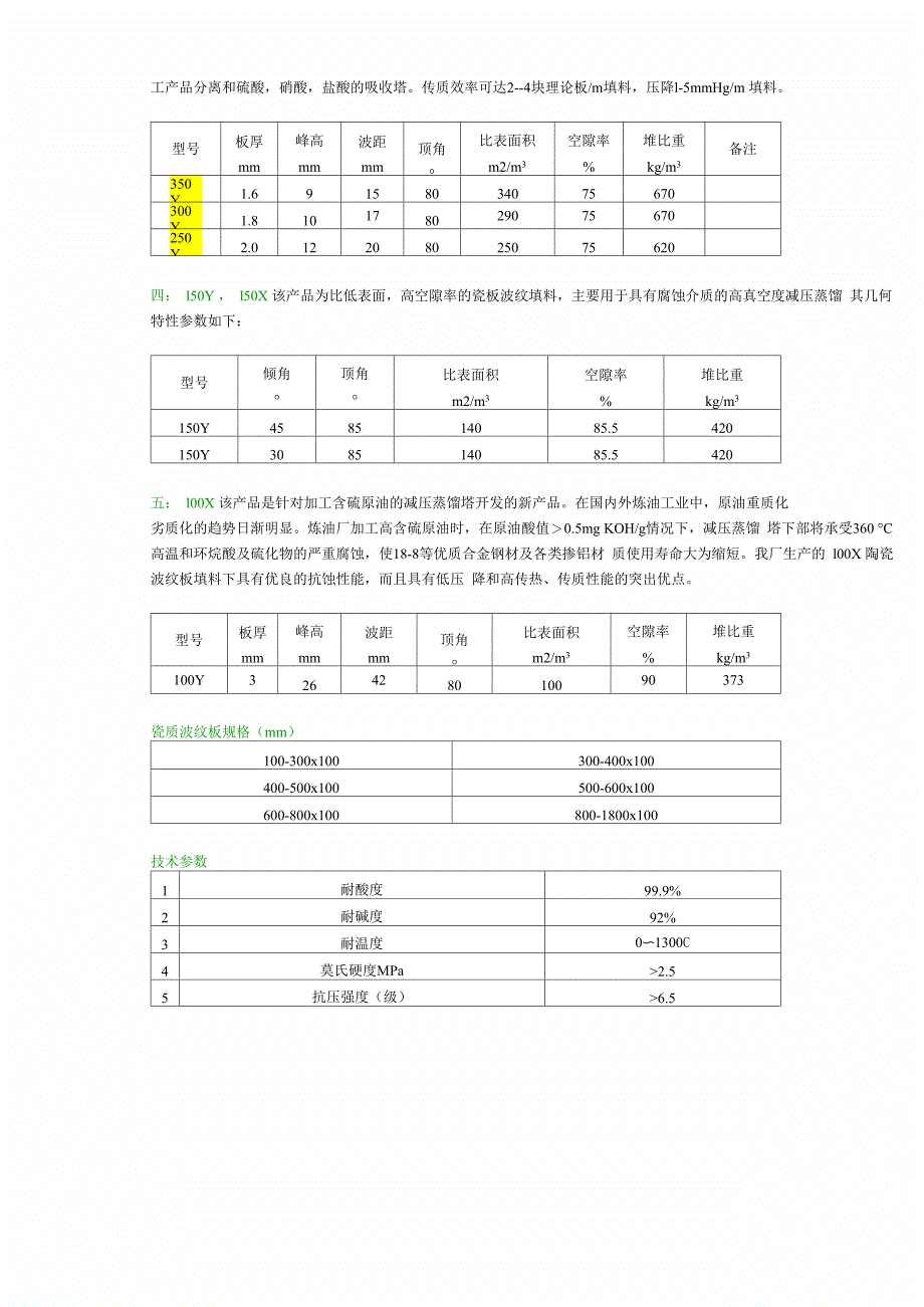 规整填料的介绍_第3页