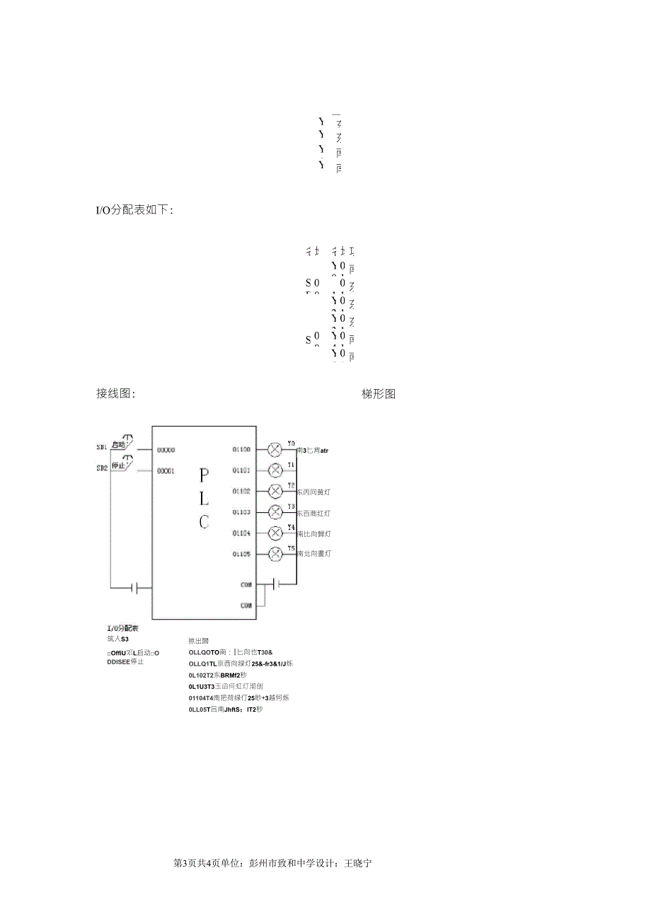 欧姆龙PLC交通灯控制设计(完整篇)_第3页