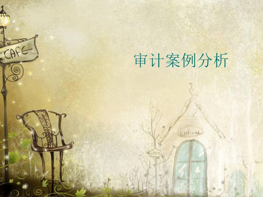 《审计案例分析》PPT课件_第1页
