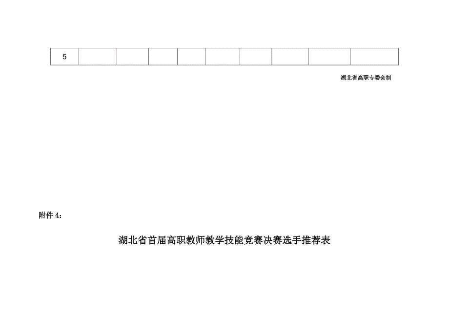 湖北省首届高职教师教学技能竞赛(说课竞赛)评审标准_第5页