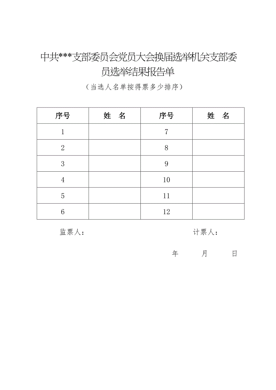 支部换届选举(模板)_第4页