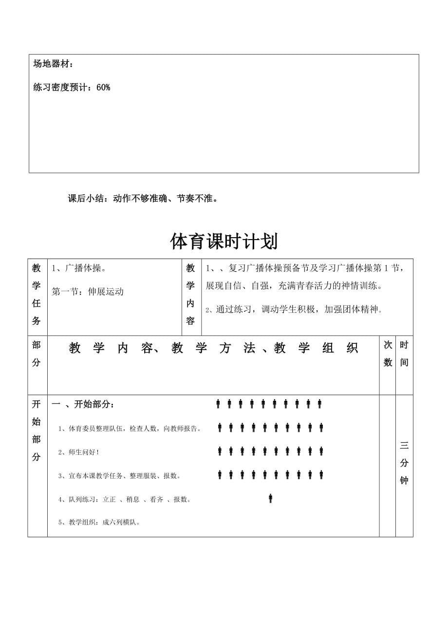 广播体操教案(放飞理想)_第5页