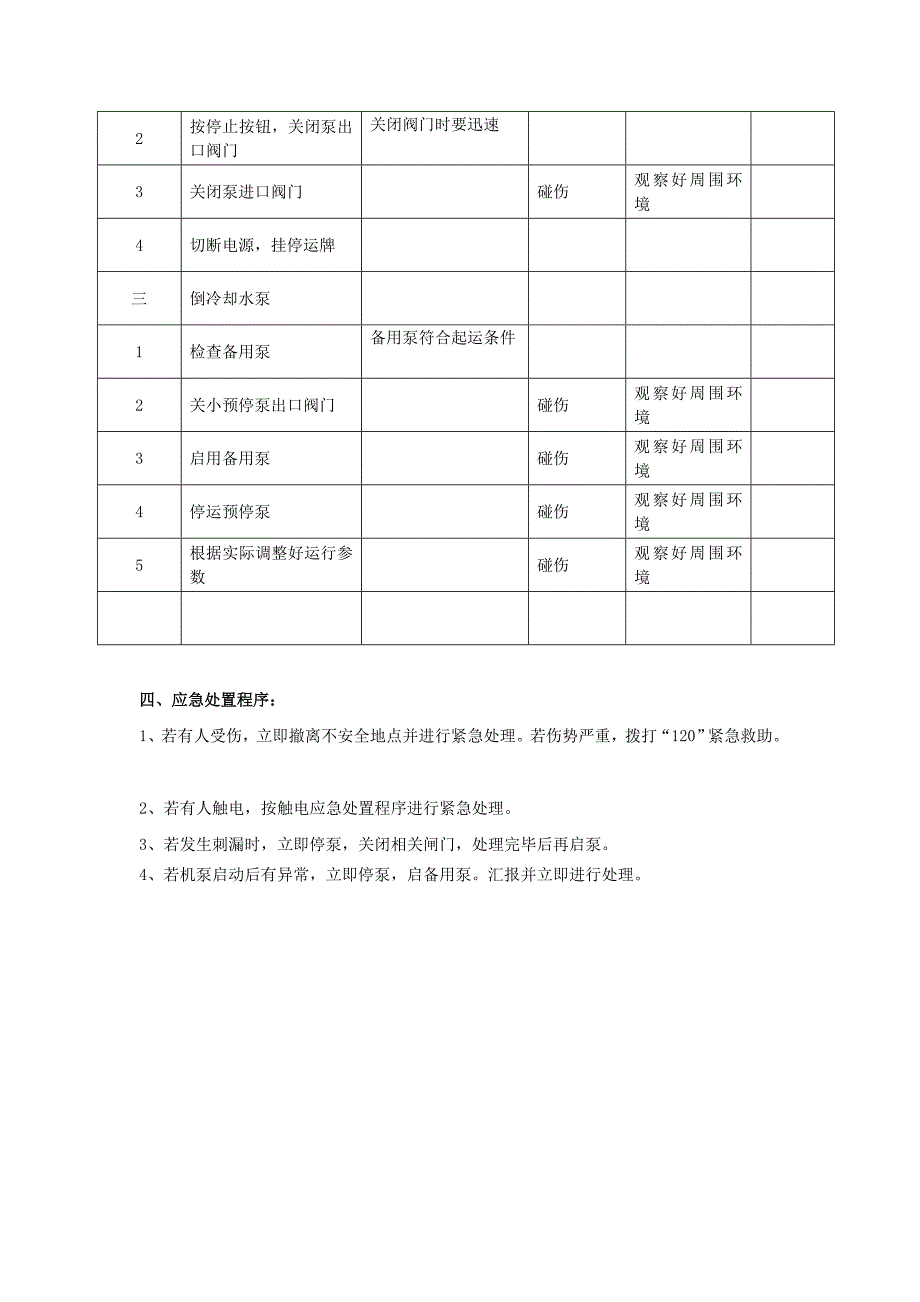 冷却水泵操作规程_第3页