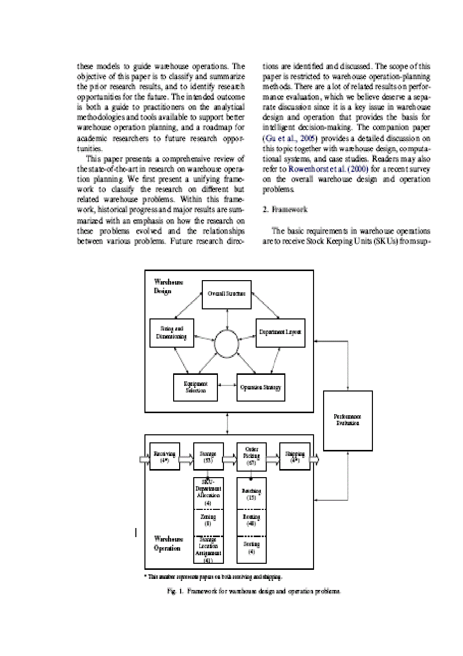 外文翻译--研究仓库作业：一份全面的审查_第2页