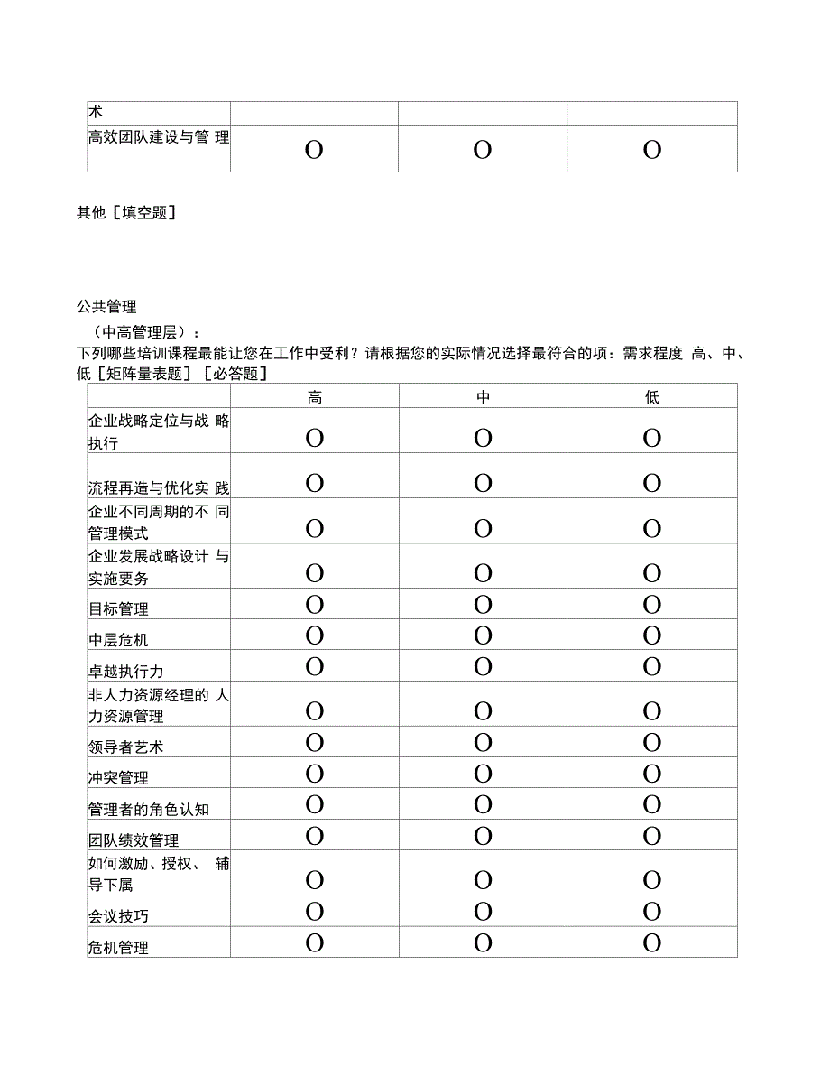 乐海百货培训需求调查问卷_第3页