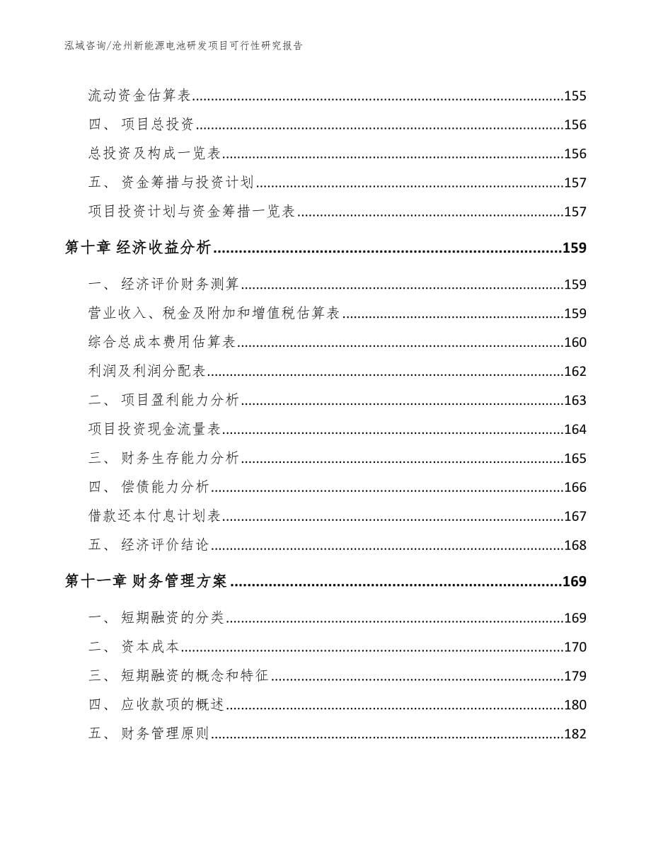 沧州新能源电池研发项目可行性研究报告_第5页