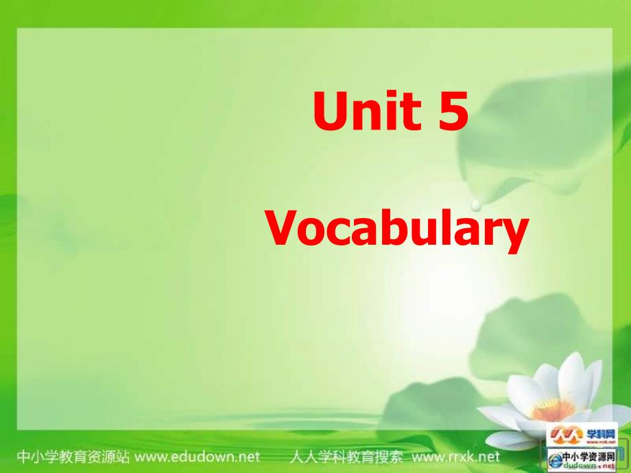 牛津译林版英语八下Unit 5 nternational Charities(Vocabulary)ppt课件_第1页