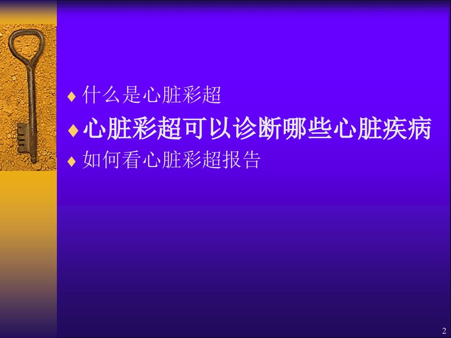 心脏彩超的临床应用ppt课件_第2页