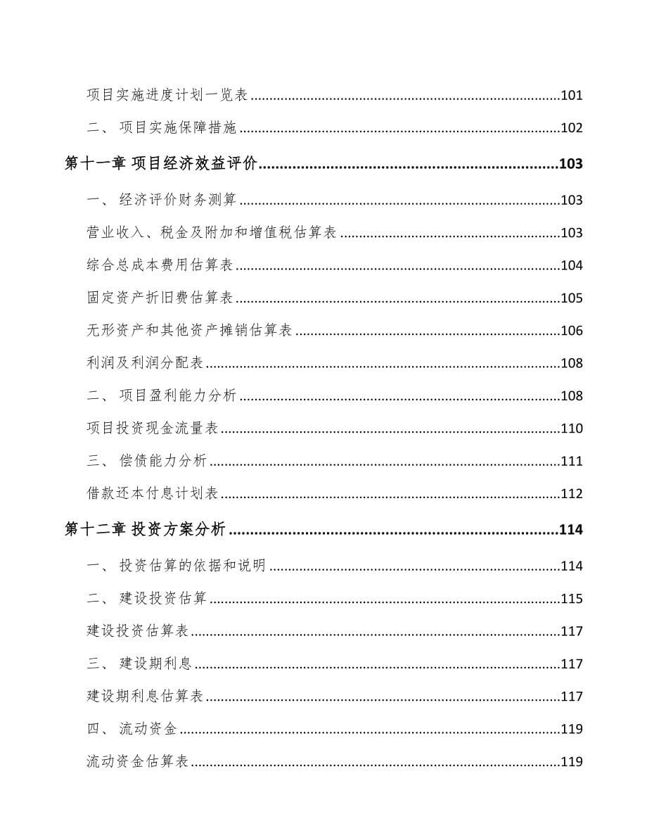 甘肃关于成立二片罐公司可行性研究报告_第5页