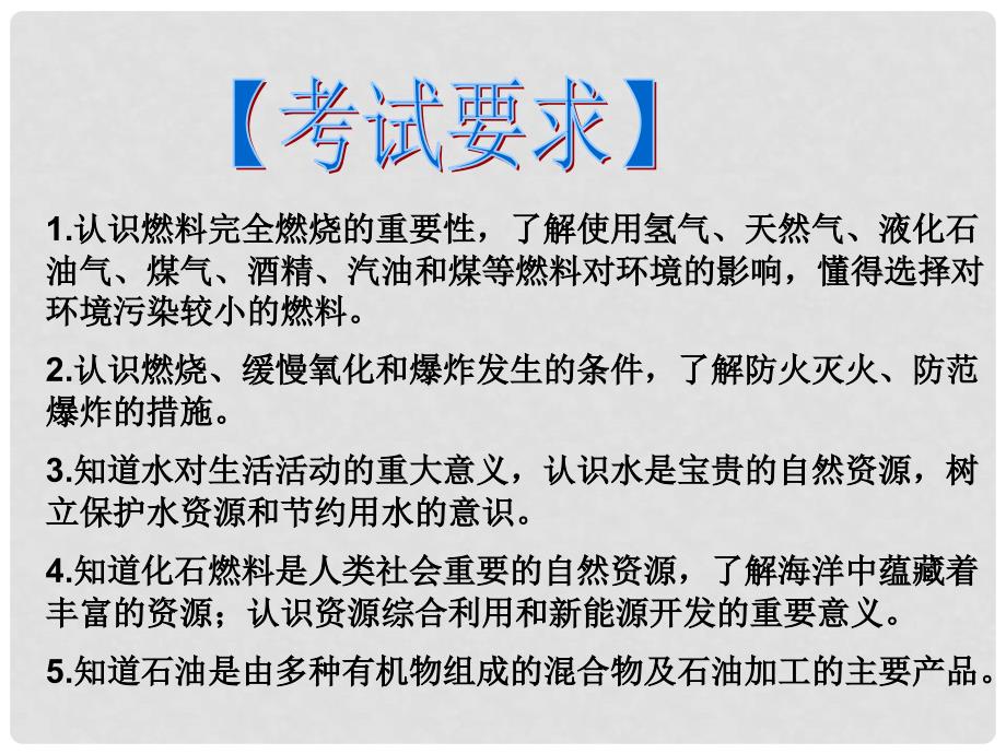 陕西省中考化学备考复习 专题十二 化学与能源和资源的利用课件_第2页