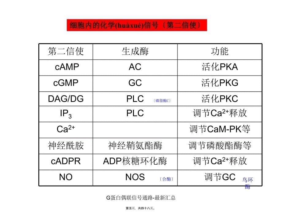 G蛋白偶联信号通路-最新汇总课件_第5页