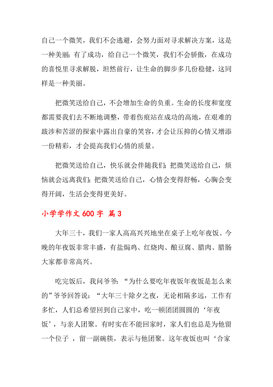 关于小学学作文600字集锦八篇_第4页