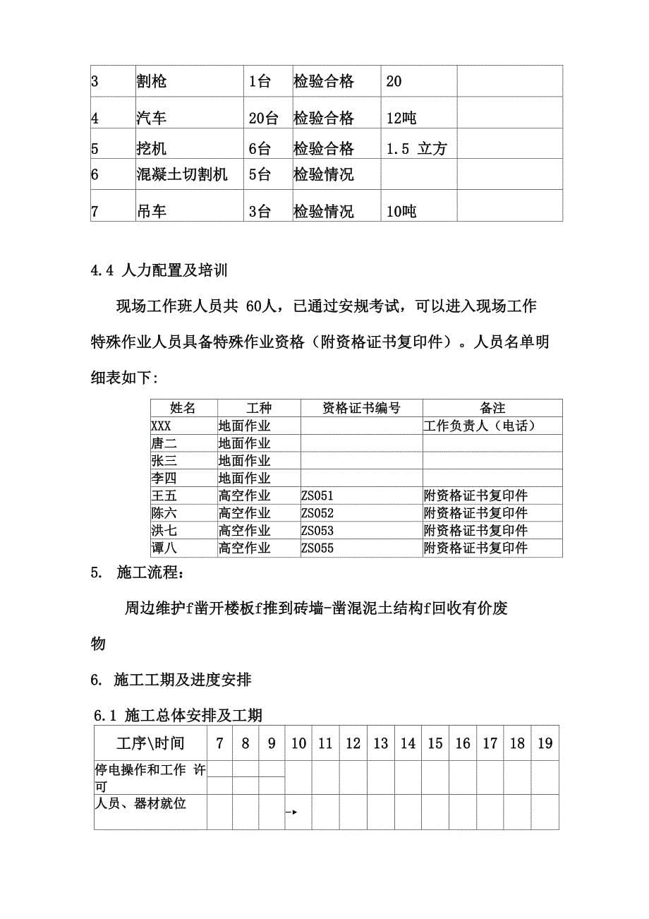 旧楼拆除施工方案_第5页