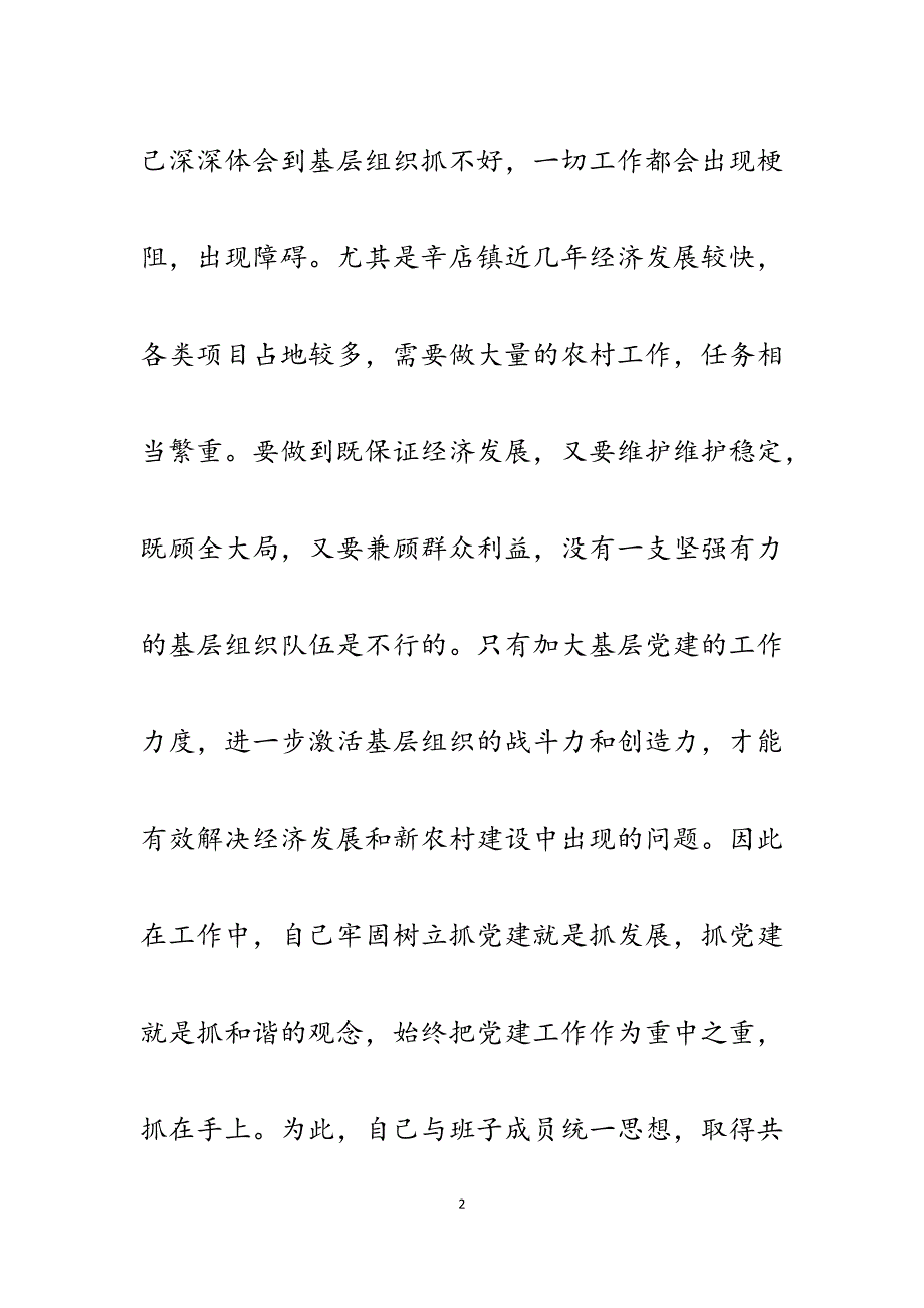 2023年第一责任人基层党建责任制述职报告.docx_第2页