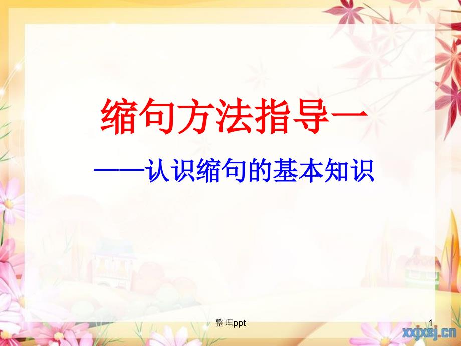 缩句方法指导1_第1页