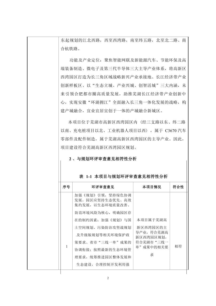 安徽光达顺汽车零部件有限公司高精密零部件智能工厂建设项目环境影响报告表.docx_第5页