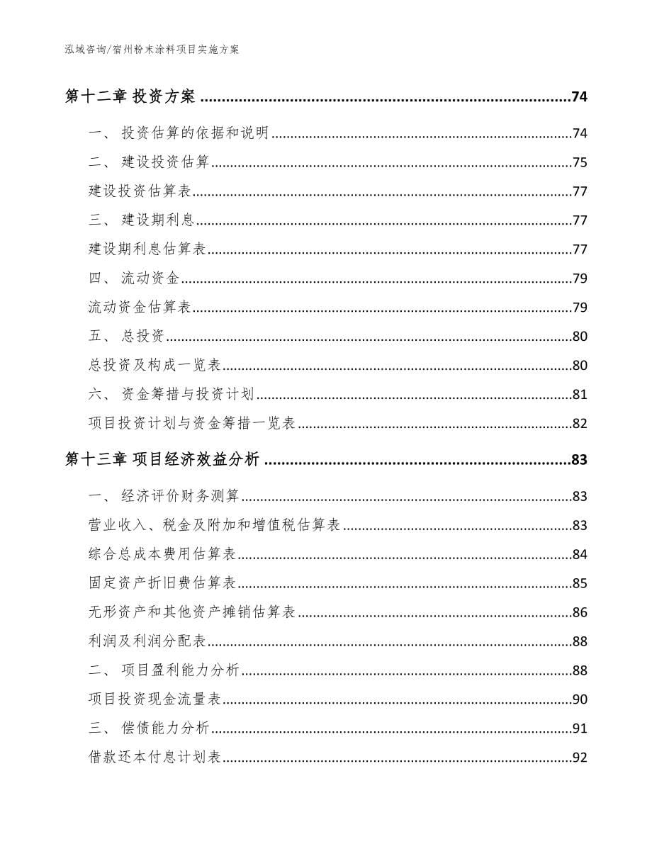 宿州粉末涂料项目实施方案【范文】_第5页