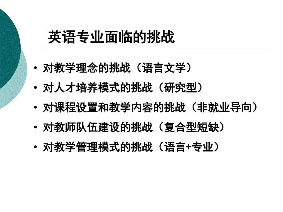 我国创新教育与人才培养商务英语学科建设Languag_第5页