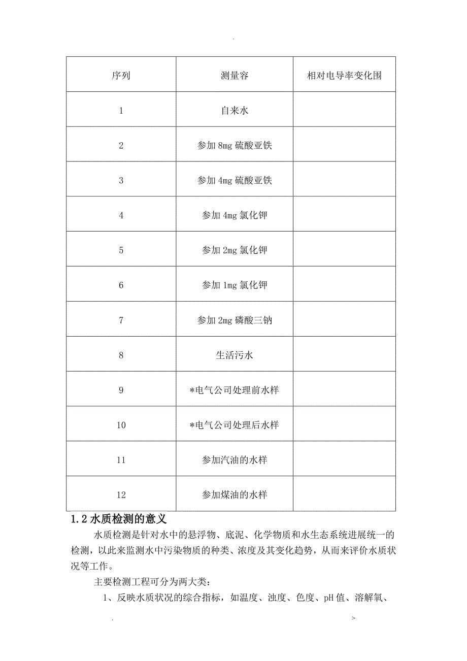 基于单片机的TDS水质测试仪设计_第5页