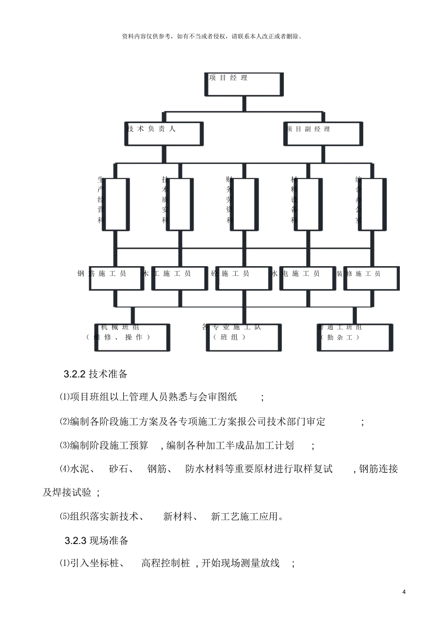 湖南理工职业技术学院第四栋学生公寓施工项目技术标_第4页