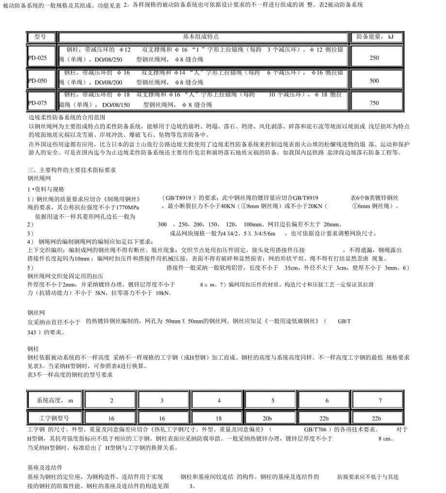 公路边坡柔性防护系统_第5页