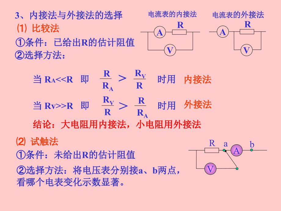 电学实验：电阻的测量_第3页