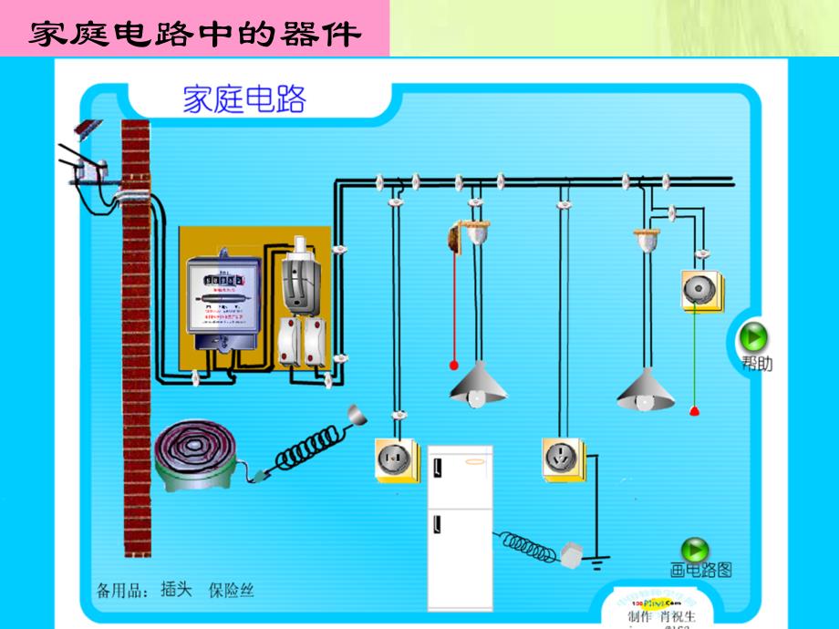 沪粤版九年级物理18.1家庭电路课件1_第3页