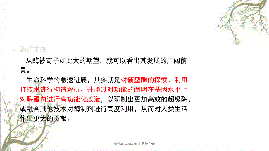 食品酶学酶与食品质量安全PPT课件_第4页