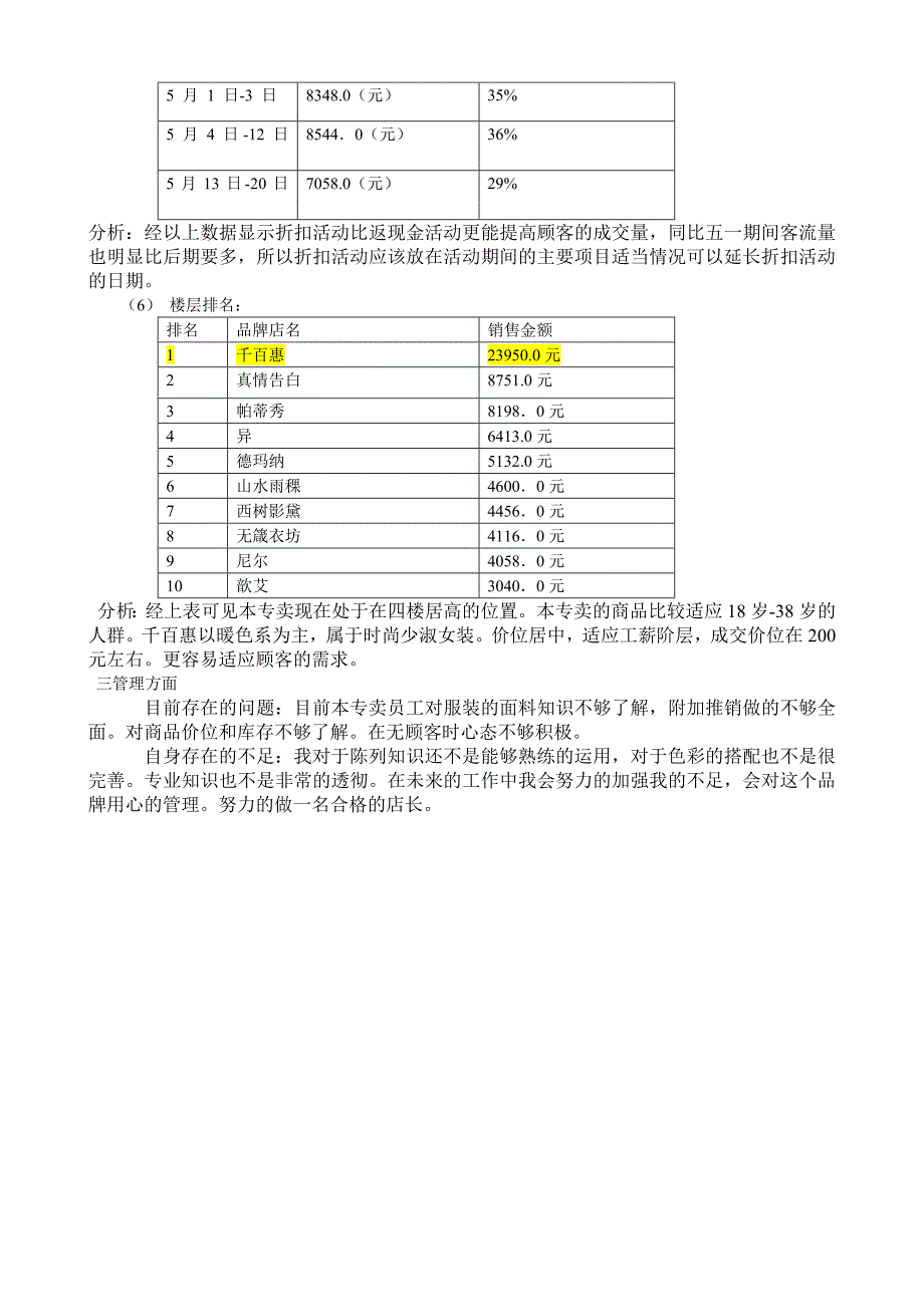 千百惠五月份销售分析.doc_第3页