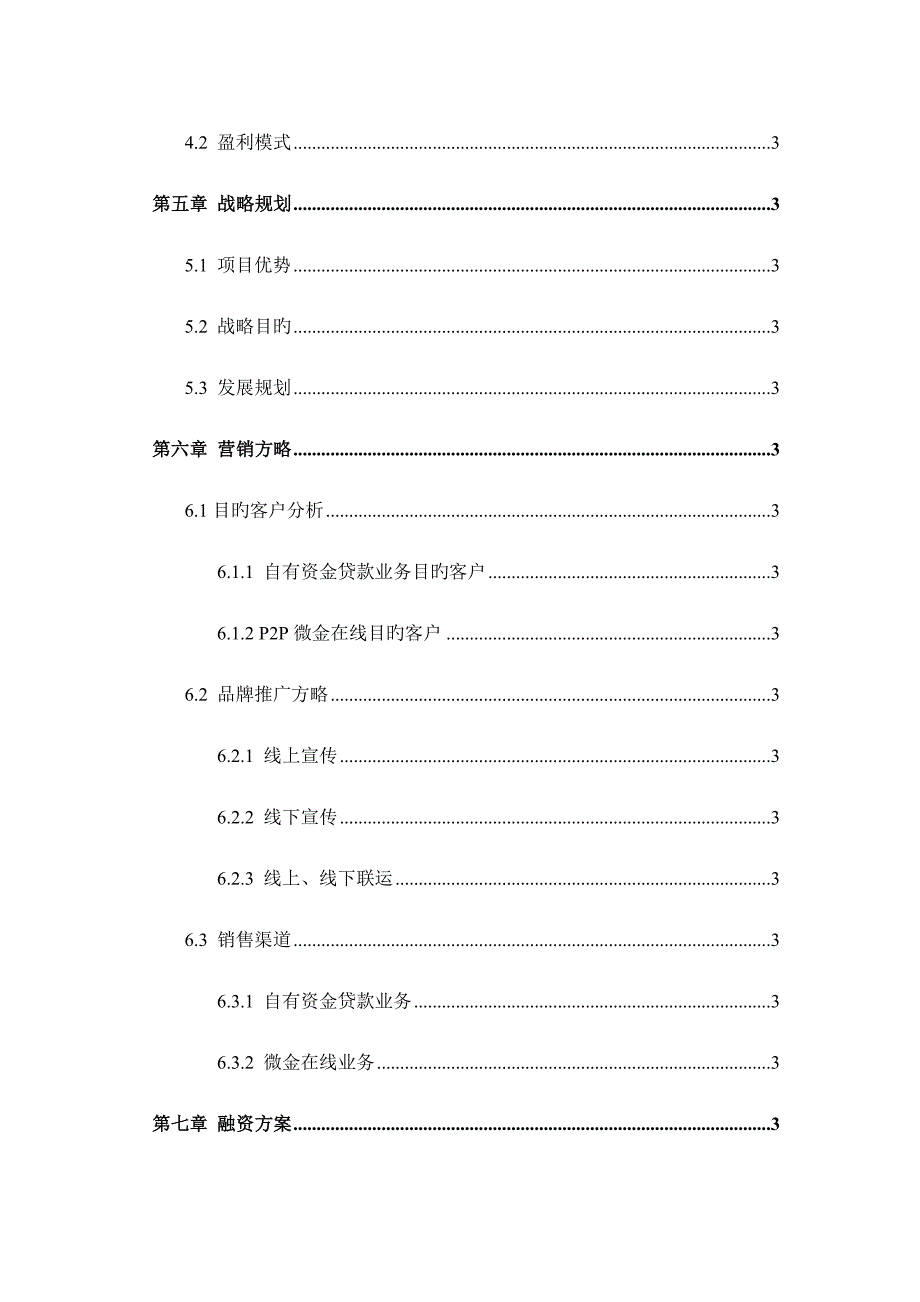 P2P网络贷款平台项目商业计划书.doc_第4页