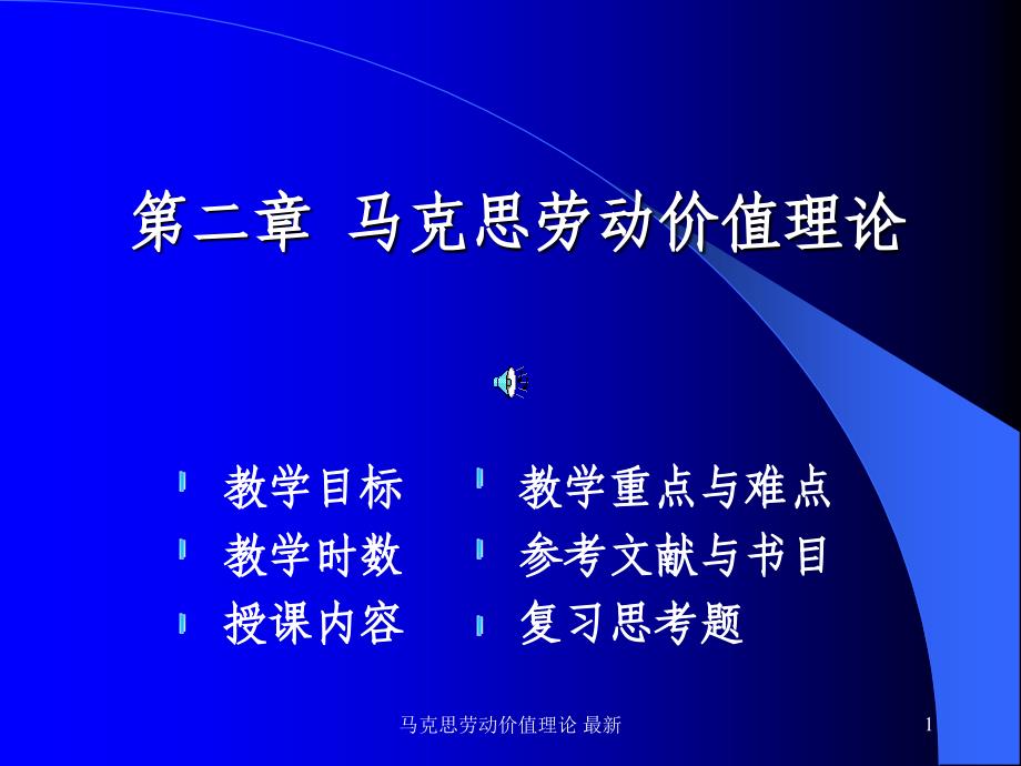 马克思劳动价值理论最新课件_第1页