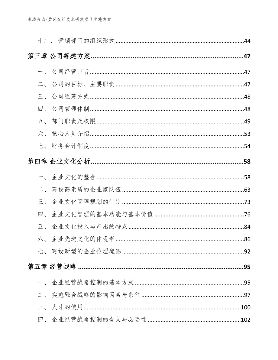 黄冈光纤技术研发项目实施方案（范文模板）_第3页