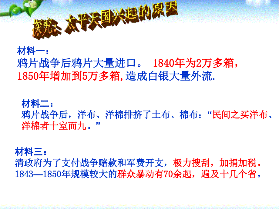 部编太平天国运动ppt课件_第3页