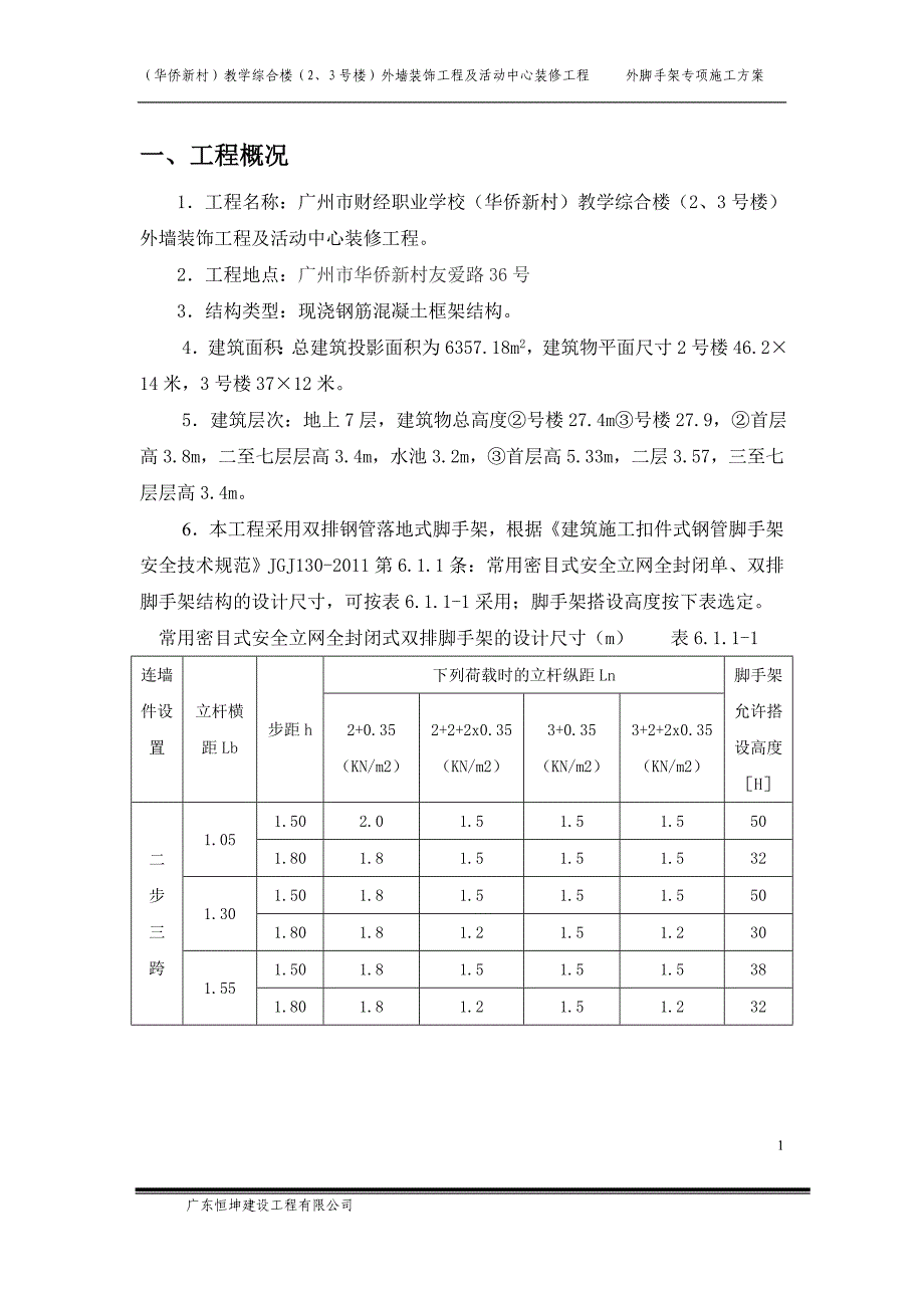 外脚手架专项施工方案_第2页