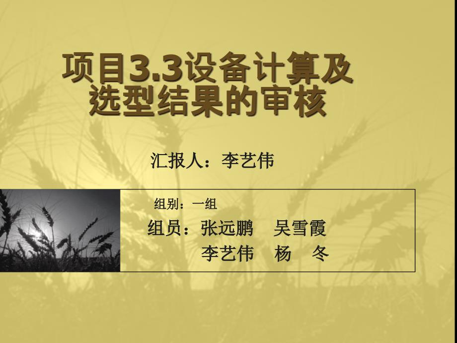 顺丁橡胶设备计算及选型结果审核_第1页