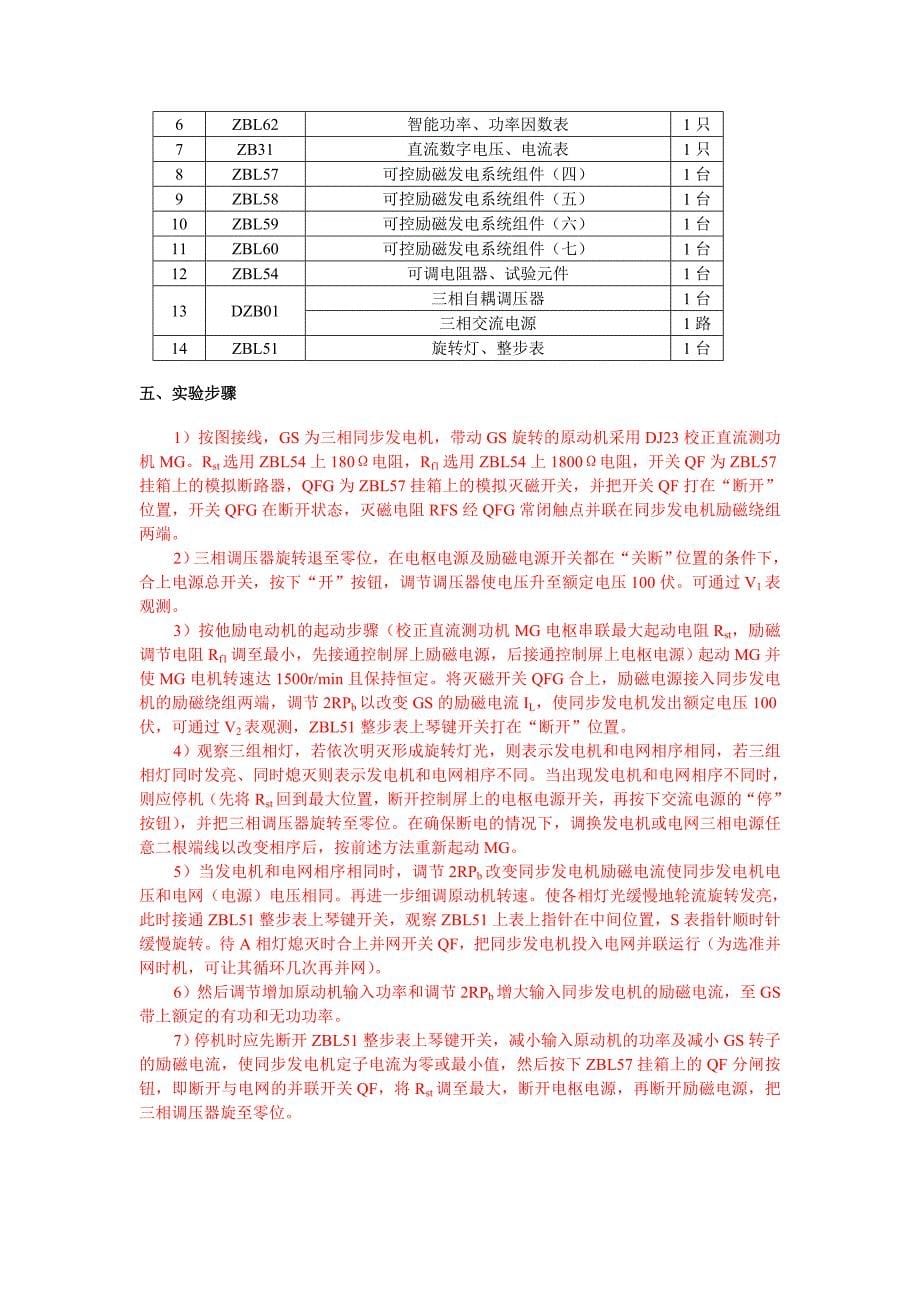 实验二 电力系统暂态稳定分析_第5页