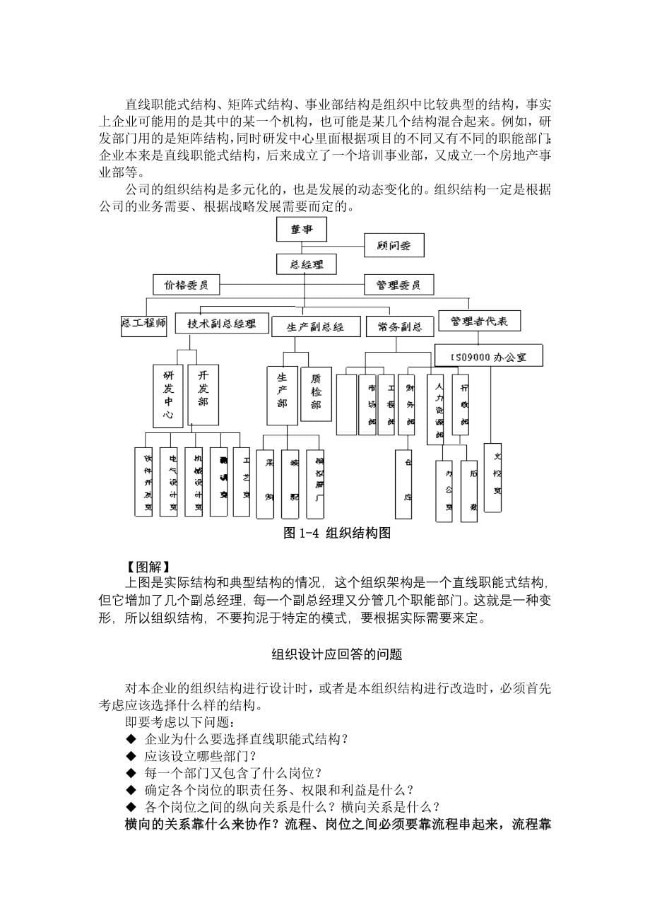 岗位分析组织结构优化的作用概述_第5页