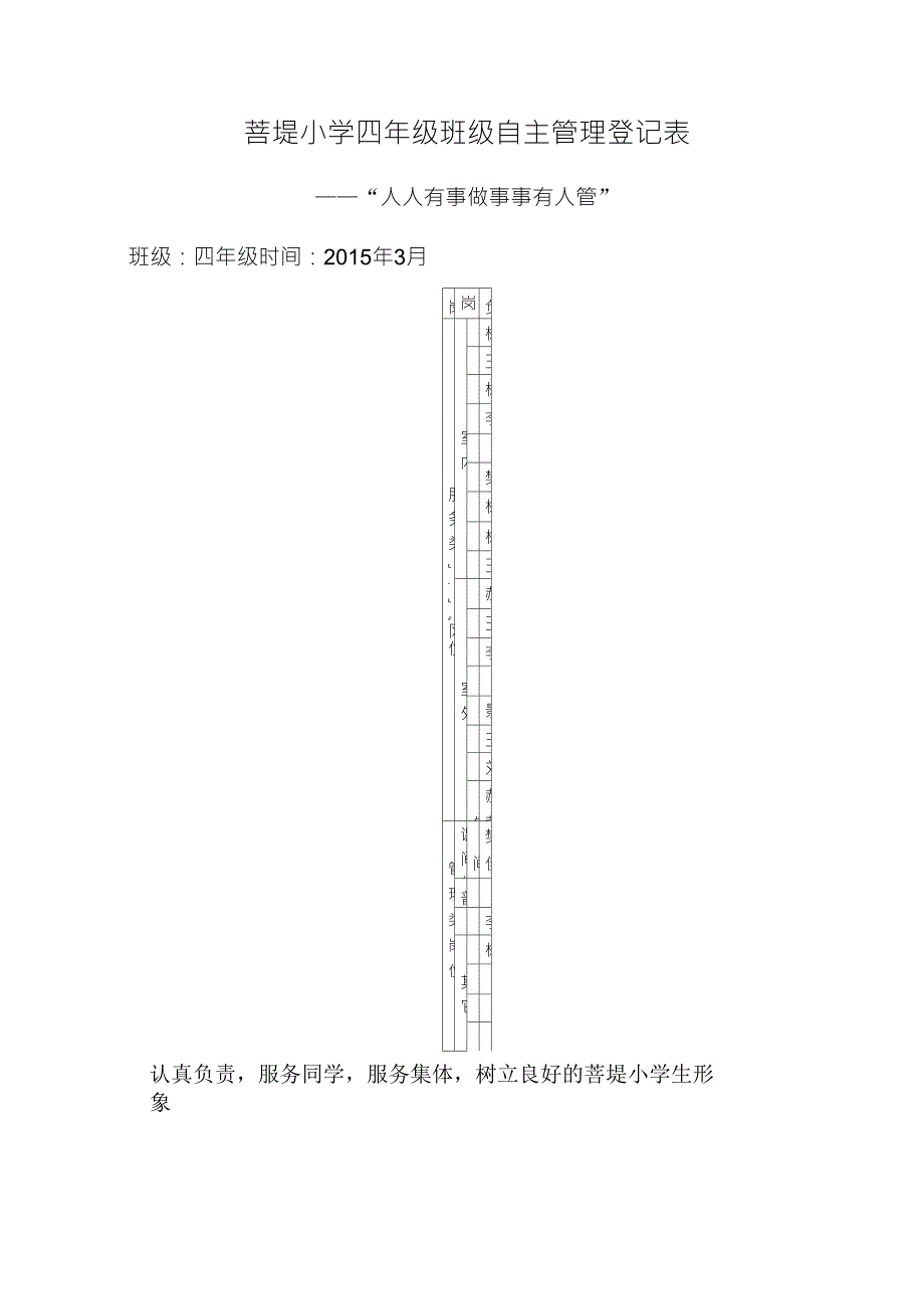 班级自主管理分工明细表_第3页