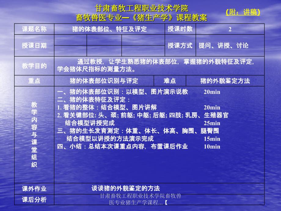 甘肃畜牧工程职业技术学院畜牧兽医专业猪生产学课程.课件_第2页