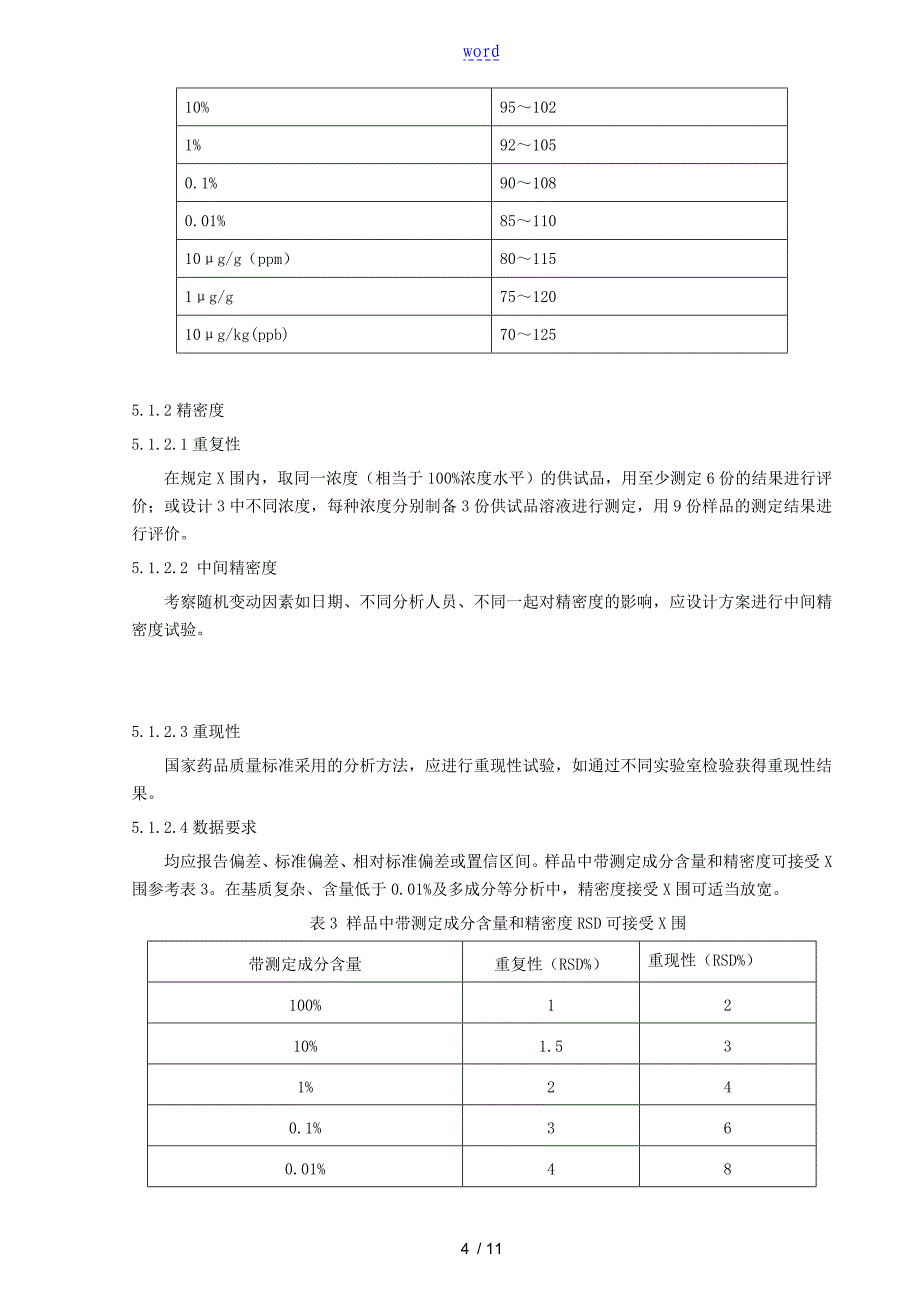 分析报告方法地验证确认和转移_第4页