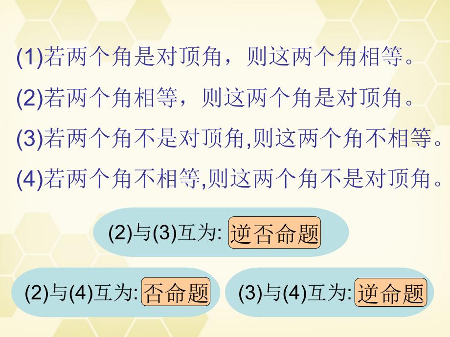 四种命题的相互关系课件二 新人教a版选修11_第3页