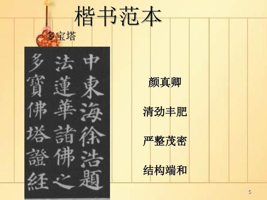 1毛笔字教学书法基础讲稿课堂PPT_第5页