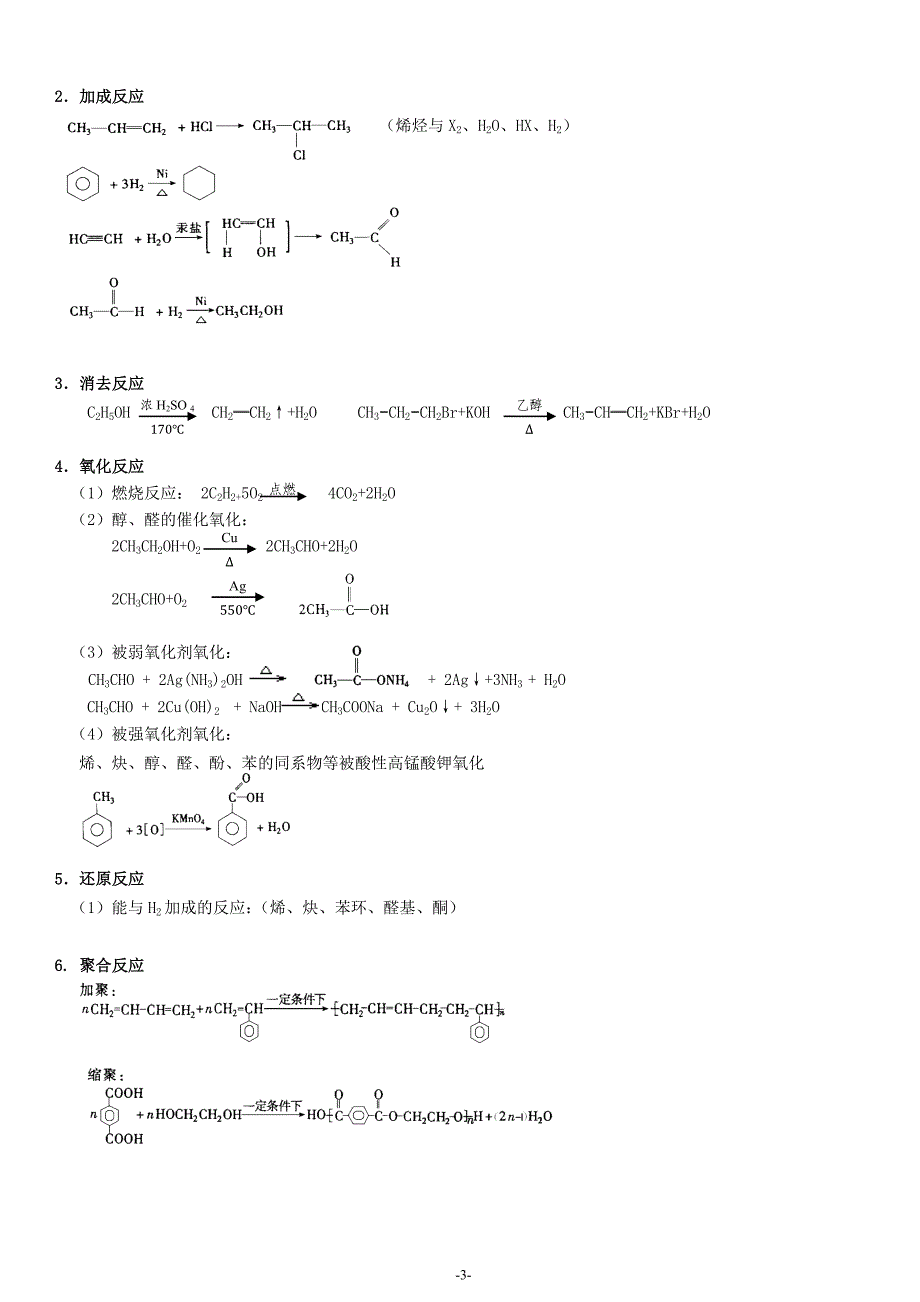 高二化学选修5《有机化学》复习提纲.doc_第3页