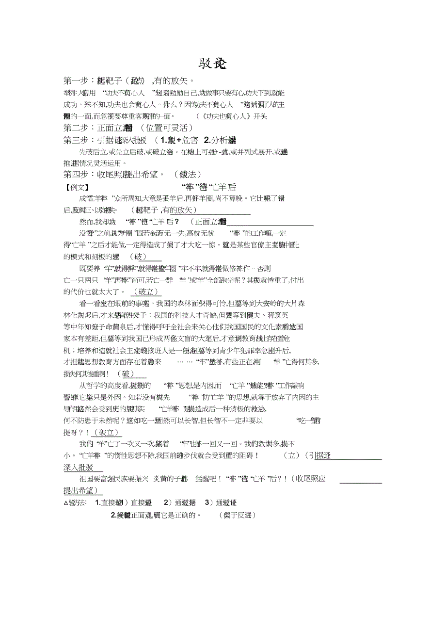 驳论文写作(结构及方法)[共2页]_第1页