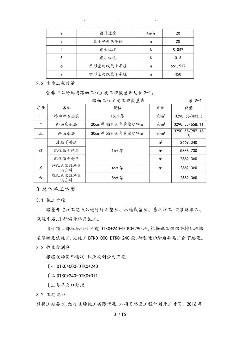 沥青混凝土路面工程施工组织设计方案_第5页