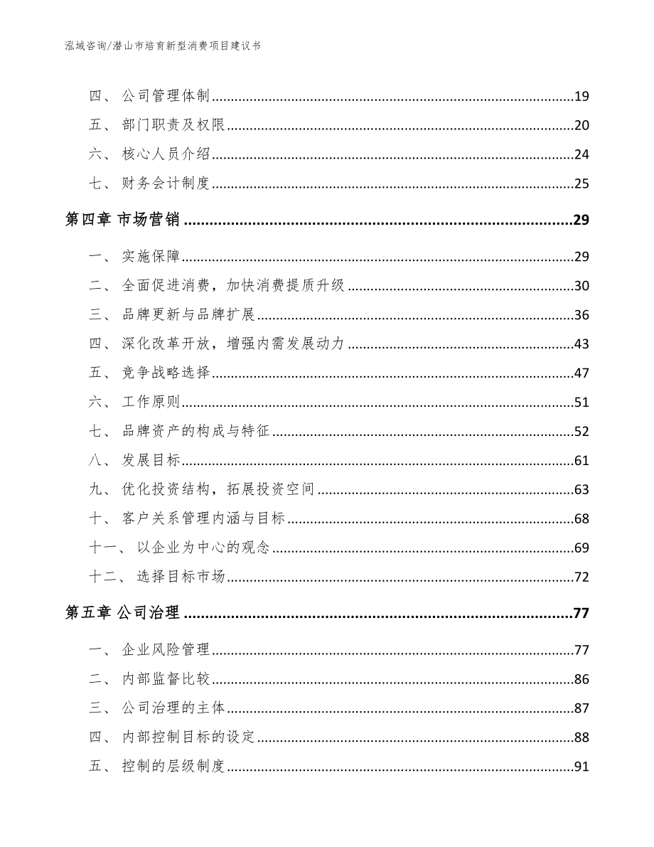 潜山市培育新型消费项目建议书_第3页