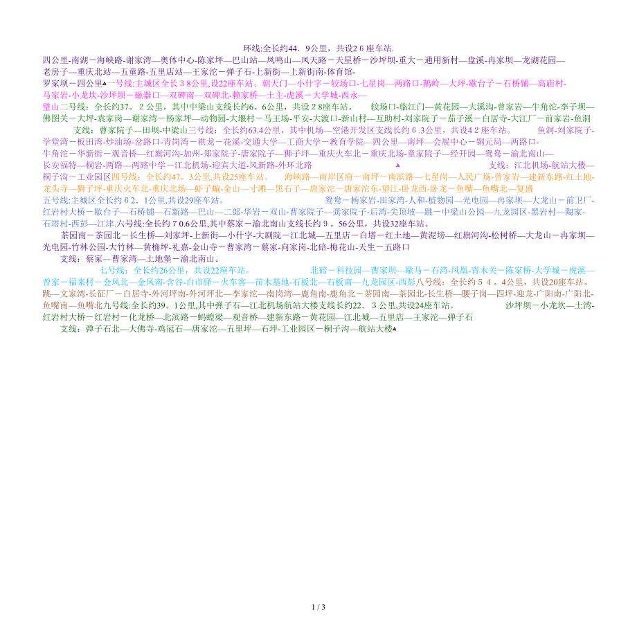 重庆轻轨交通规划图(高清图片_第1页