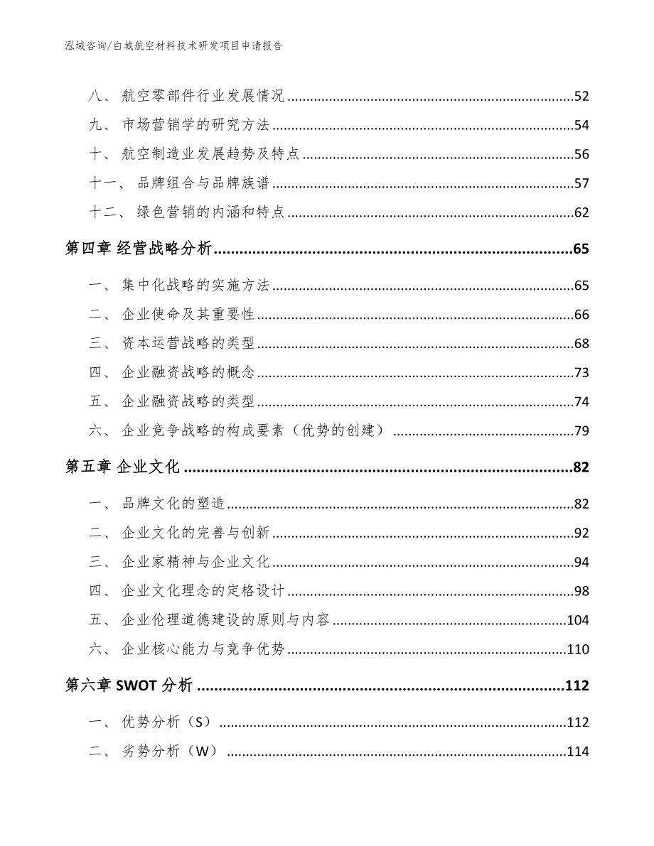 白城航空材料技术研发项目申请报告（模板范文）_第3页