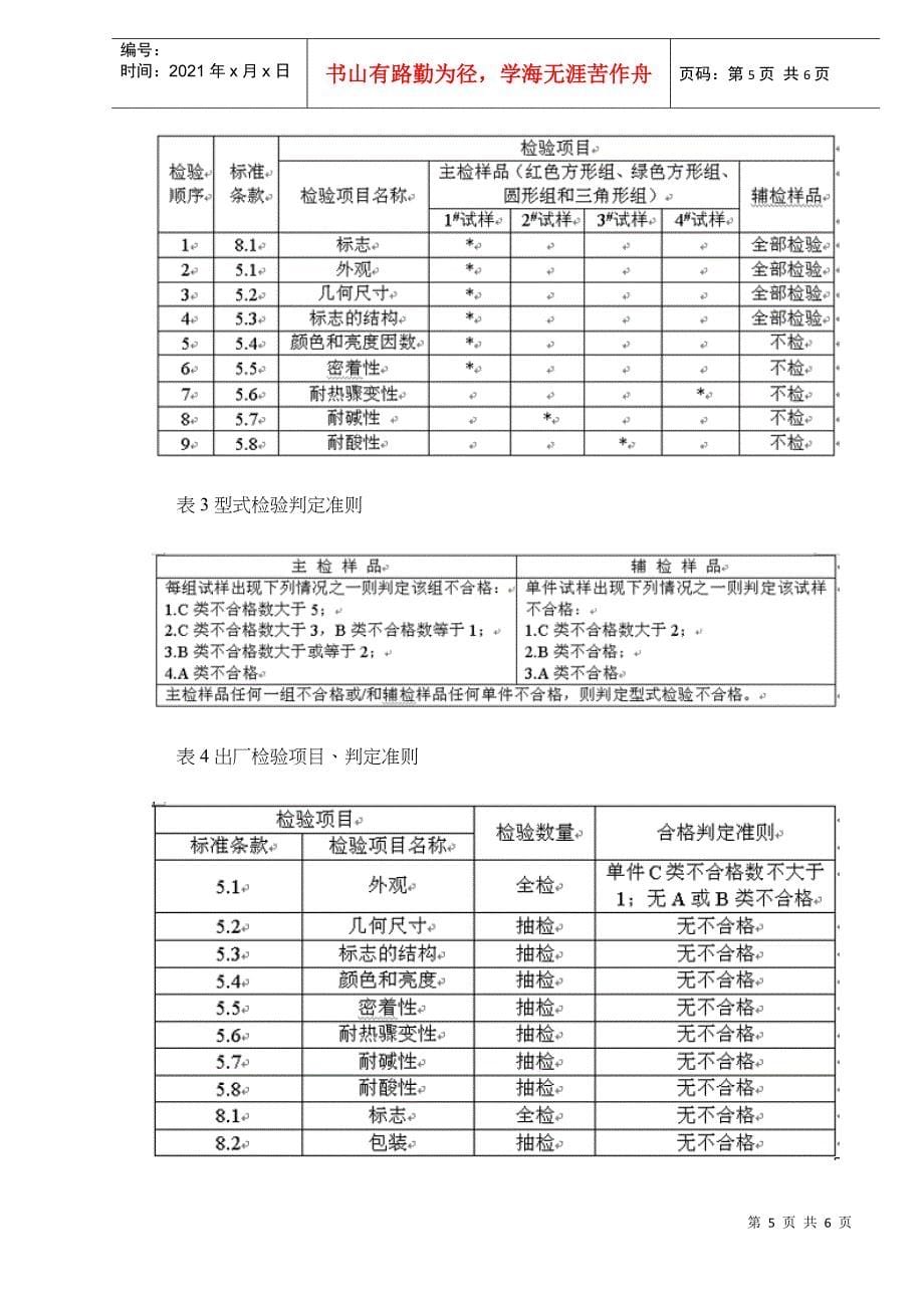 消防安全标志通用技术条件第6部分搪瓷消防安全标志(doc6)(1)_第5页