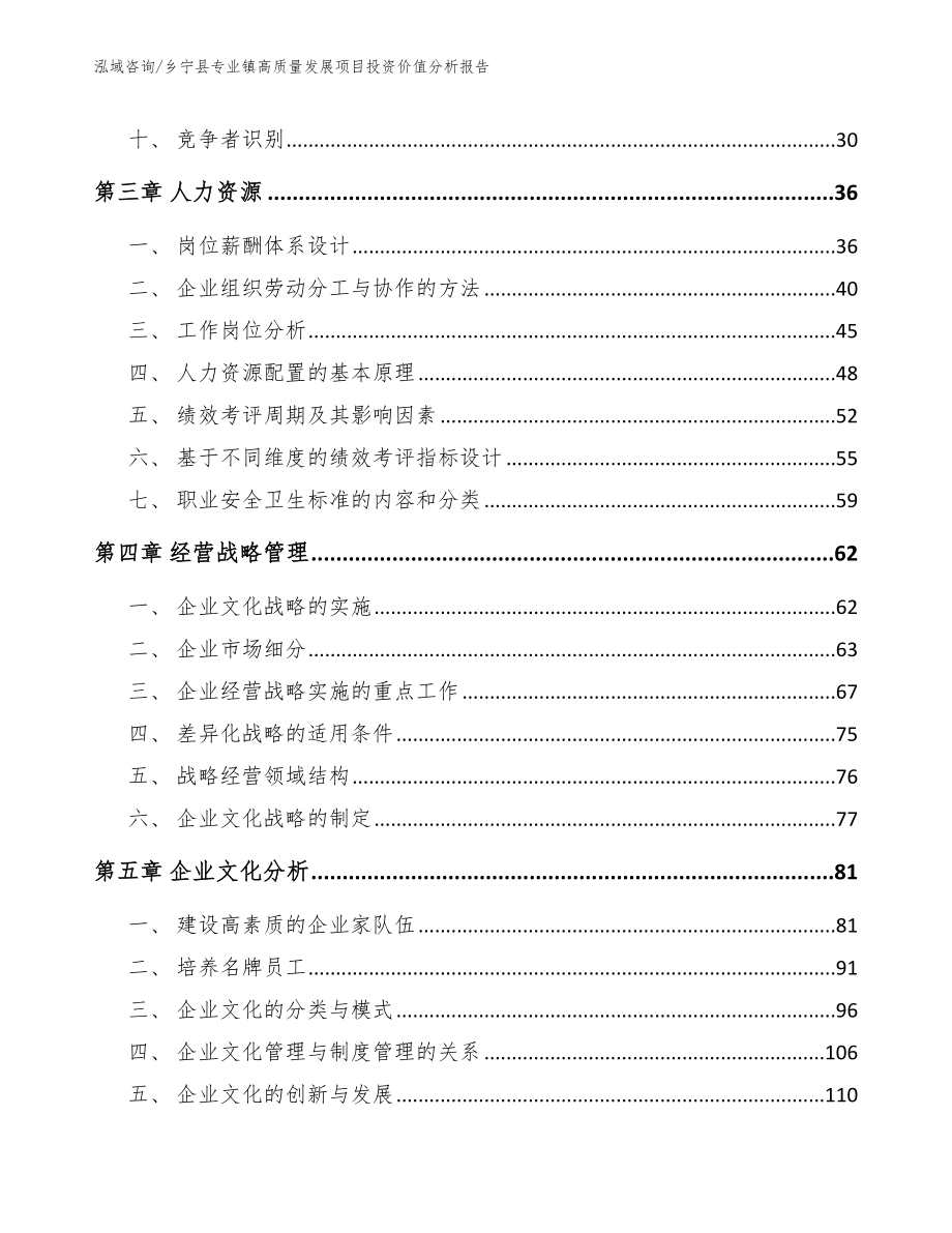 乡宁县专业镇高质量发展项目投资价值分析报告【模板范本】_第2页